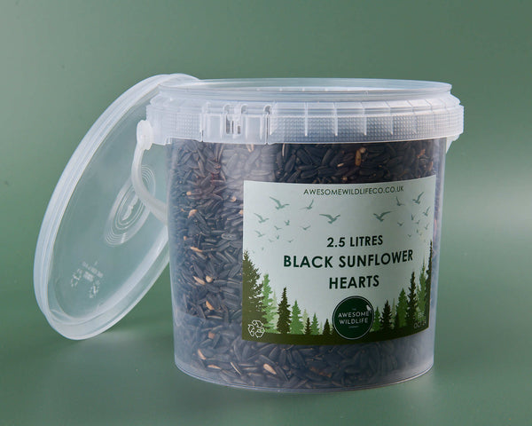 Black Sunflower Hearts - 2.5l Tub