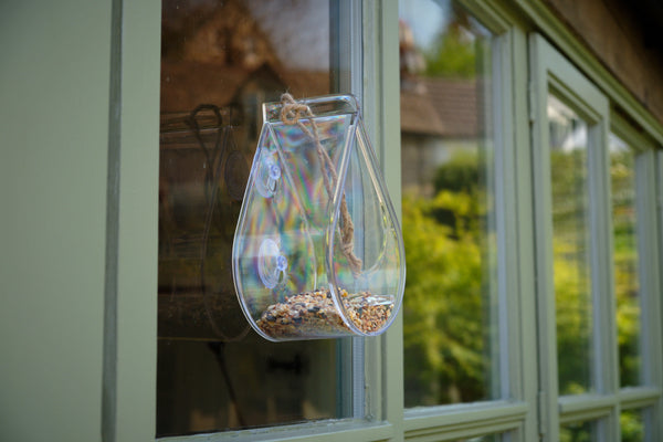 Dewdrop Window Bird Feeder