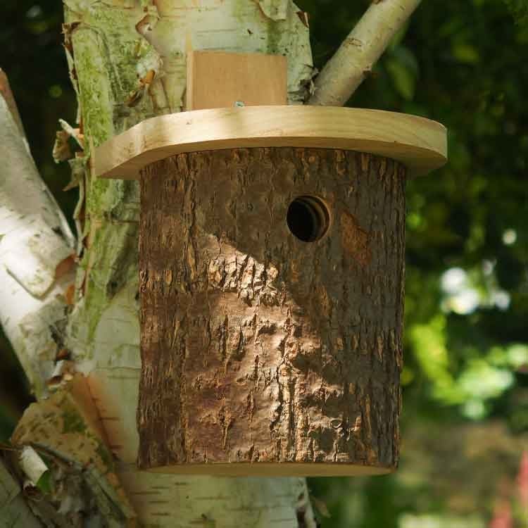 Natural Log Nesting Box